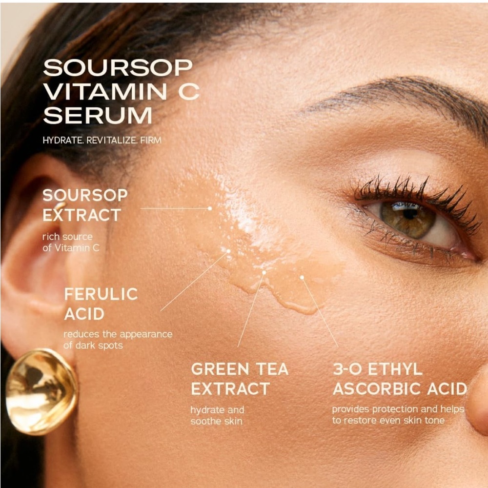SWEET JULY SKIN Soursop Vitamin C Serum
Hydrating Firming Improves Dullness